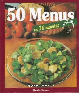 50 menus en 30 minutes