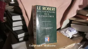 Le Robert Dictionnaire des synonymes