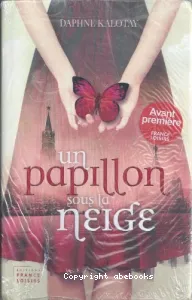 Un papillon sous la neige