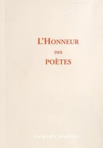 L'honneur des poètes