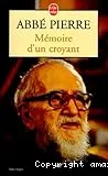 Mémoire d'un croyant