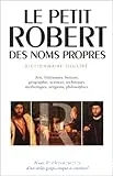 Le petit Robert des noms propres