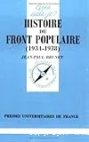 Histoire du Front populaire