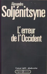 L'Erreur de l'Occident