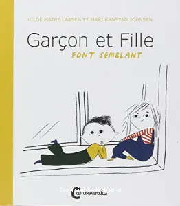 Garçon et fille font semblant