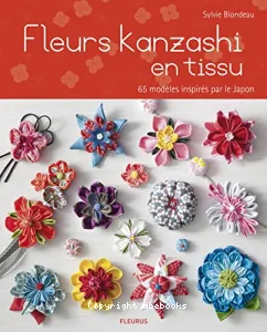 Fleurs kanzashi en tissu